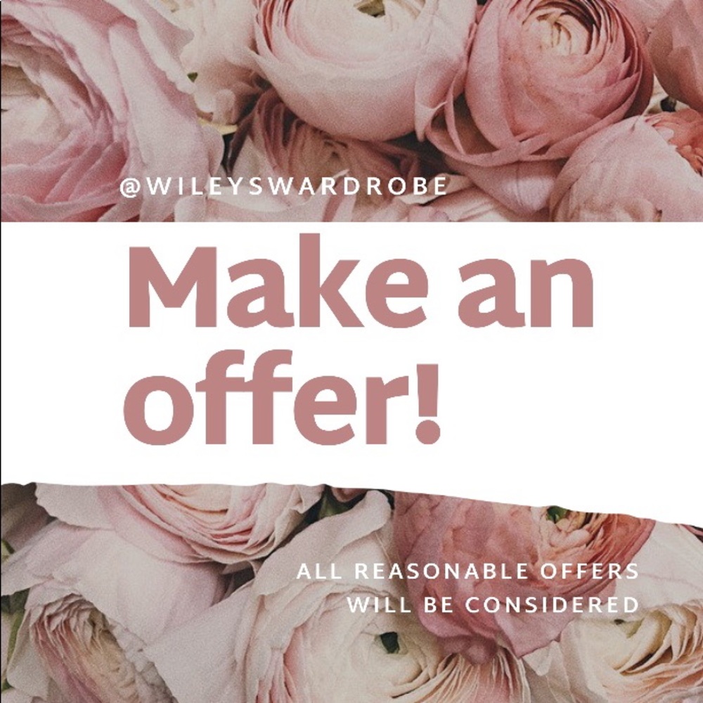 Make an offer on anything in my closet!